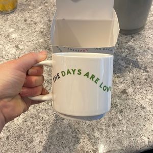 New in Box “The Days Are Long But The Years Are Short” Lovevery Mug